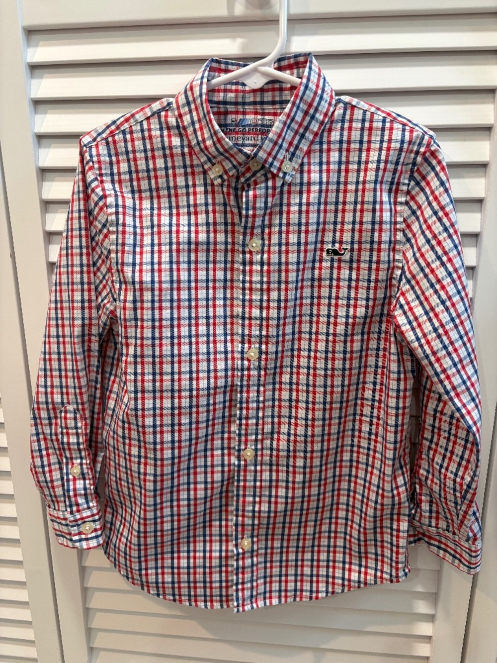 Vineyard Vines Boys’ On-The-Go Gingham Shirt